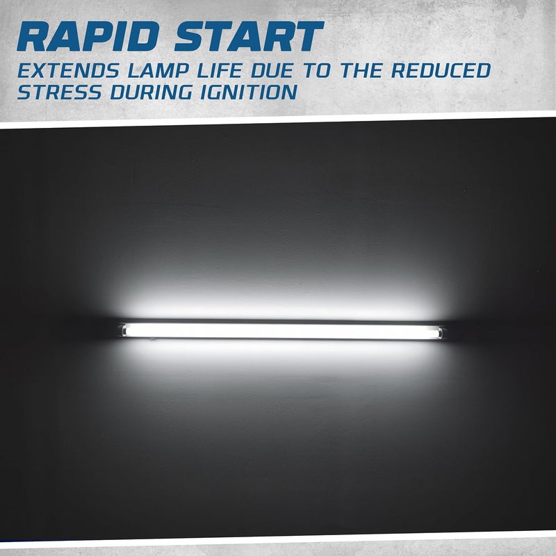 OHLECTRIC 2 Pack - Replacement for Keystone KTEB-132-1-TP-FC | 1 Lamp T8 Electronic Fluorescent Ballast | 120V Input with Rapid Start Operation | Finger Case | UL Listed - Image 5